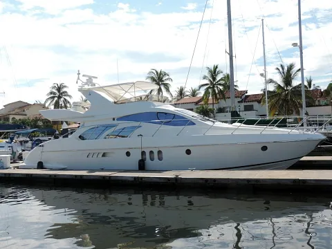 Azimut 58 — flybridge motor yacht available for private charter